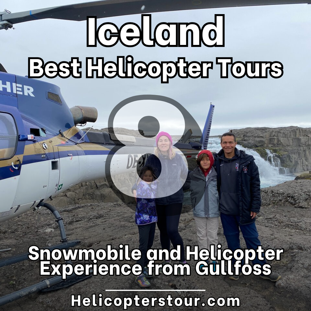 Snowmobile and Helicopter Experience from Gullfoss - Top 15 Iceland Helicopter tours - Learn more at Helicopterstour.com
