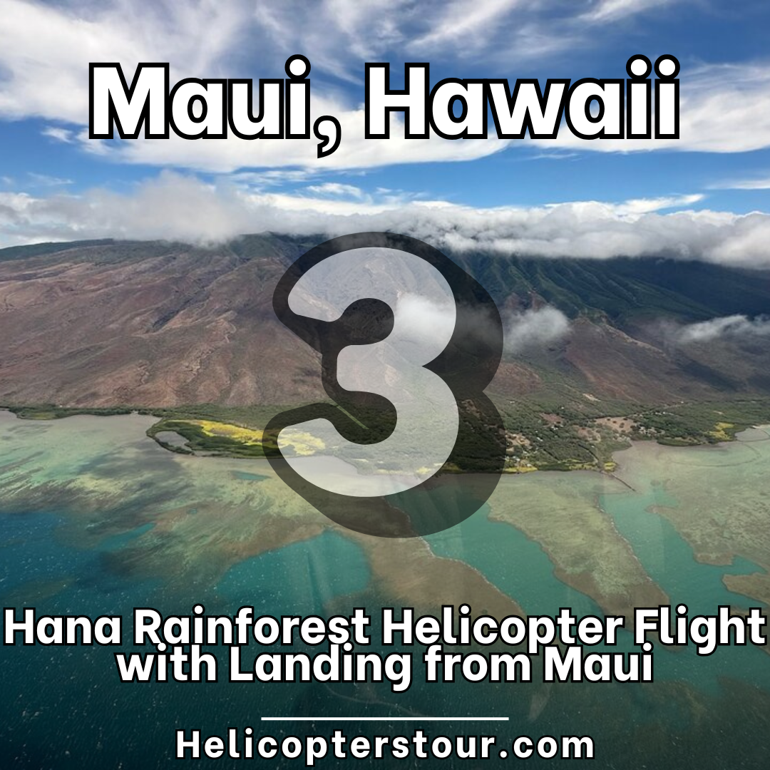 Hana Rainforest Helicopter Flight with Landing from Maui - Top 15 Helicopter Tours for Maui, Hawaii