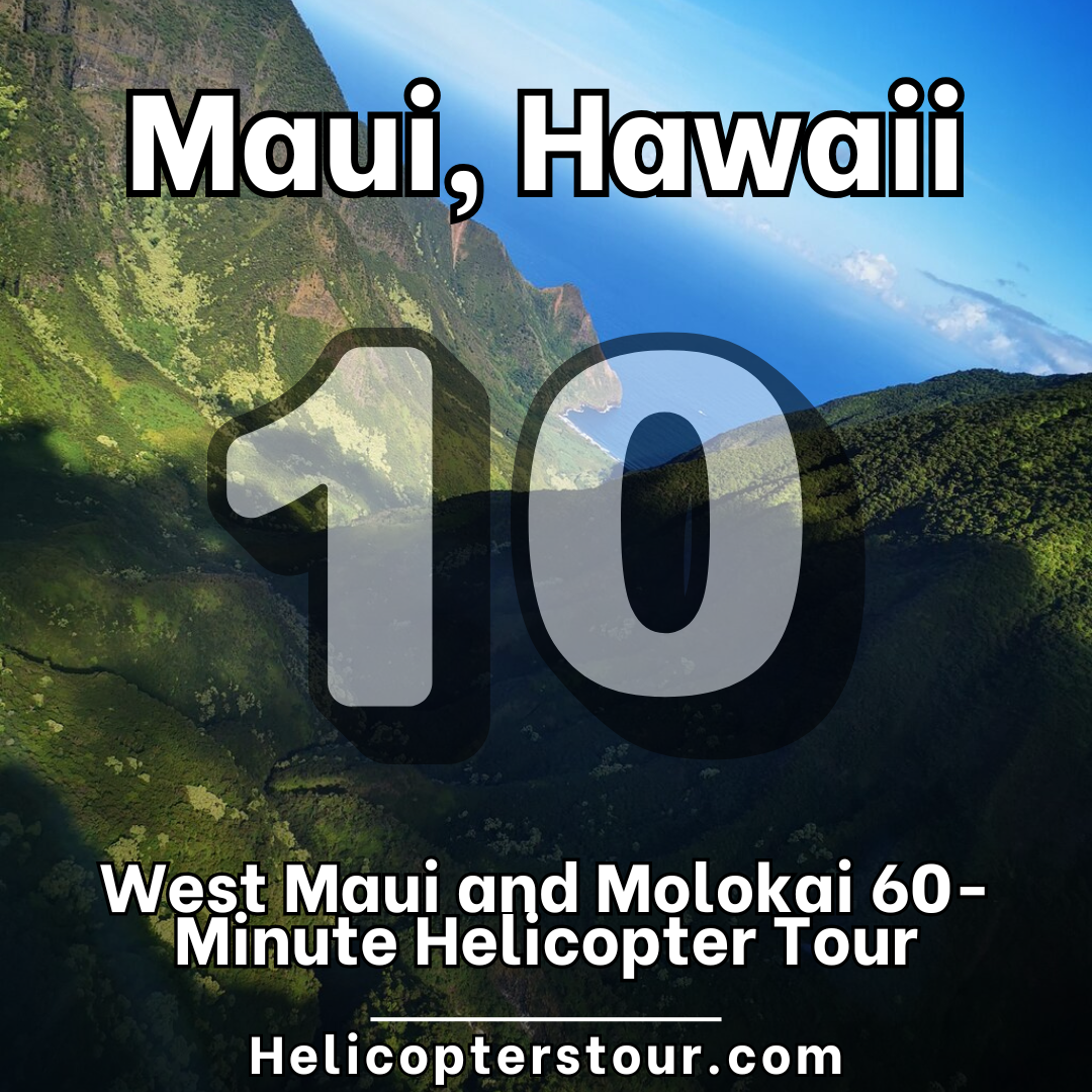 West Maui and Molokai 60-Minute Helicopter Tour - Top 15 Helicopter Tours for Maui, Hawaii