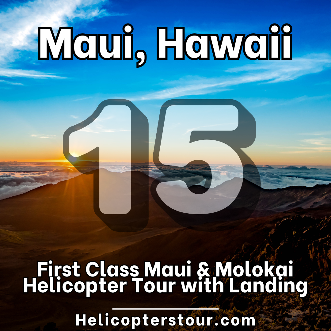 First Class Maui & Molokai Helicopter Tour with Landing - Top 15 Helicopter Tours for Maui, Hawaii