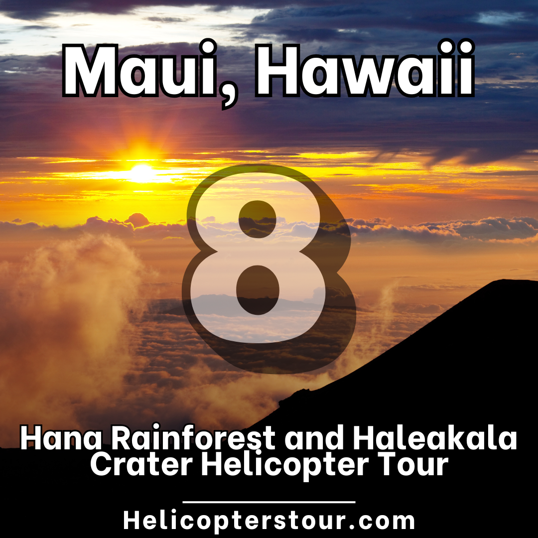 Hana Rainforest and Haleakala Crater Helicopter Tour - Top 15 Helicopter Tours for Maui, Hawaii