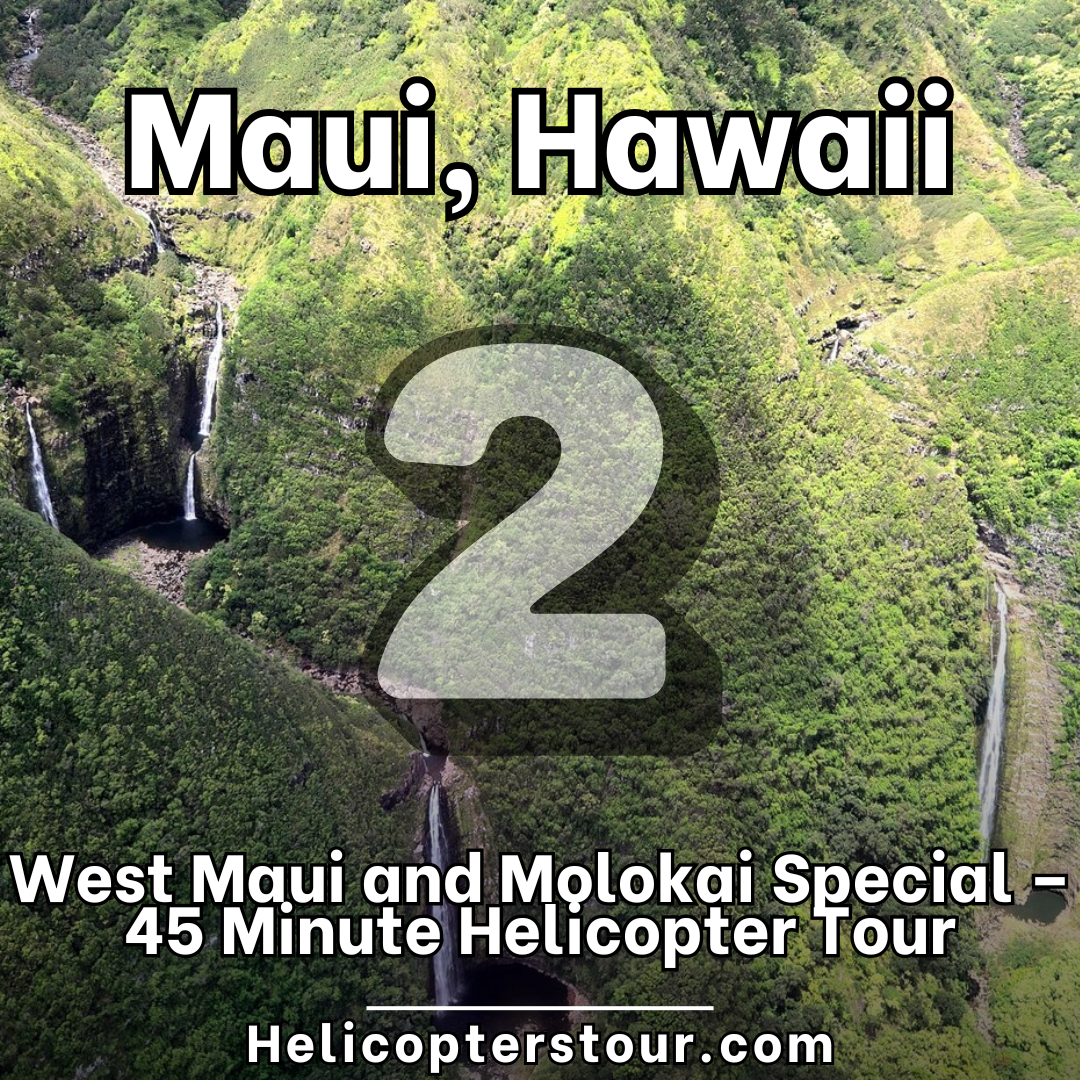 West Maui and Molokai Special – 45 Minute Helicopter Tour - Top 15 Helicopter Tours for Maui, Hawaii