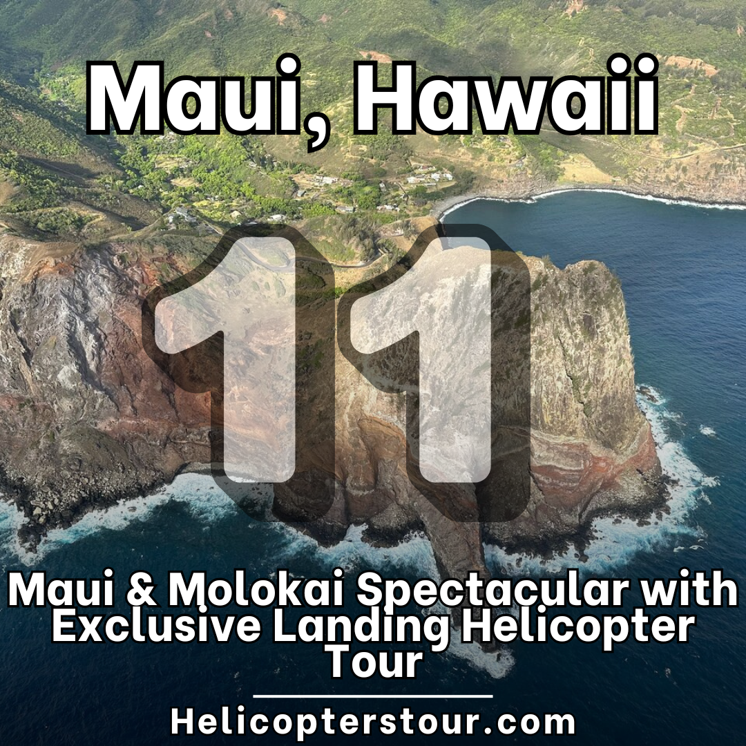 Maui & Molokai Spectacular with Exclusive Landing Helicopter Tour - Top 15 Helicopter Tours for Maui, Hawaii