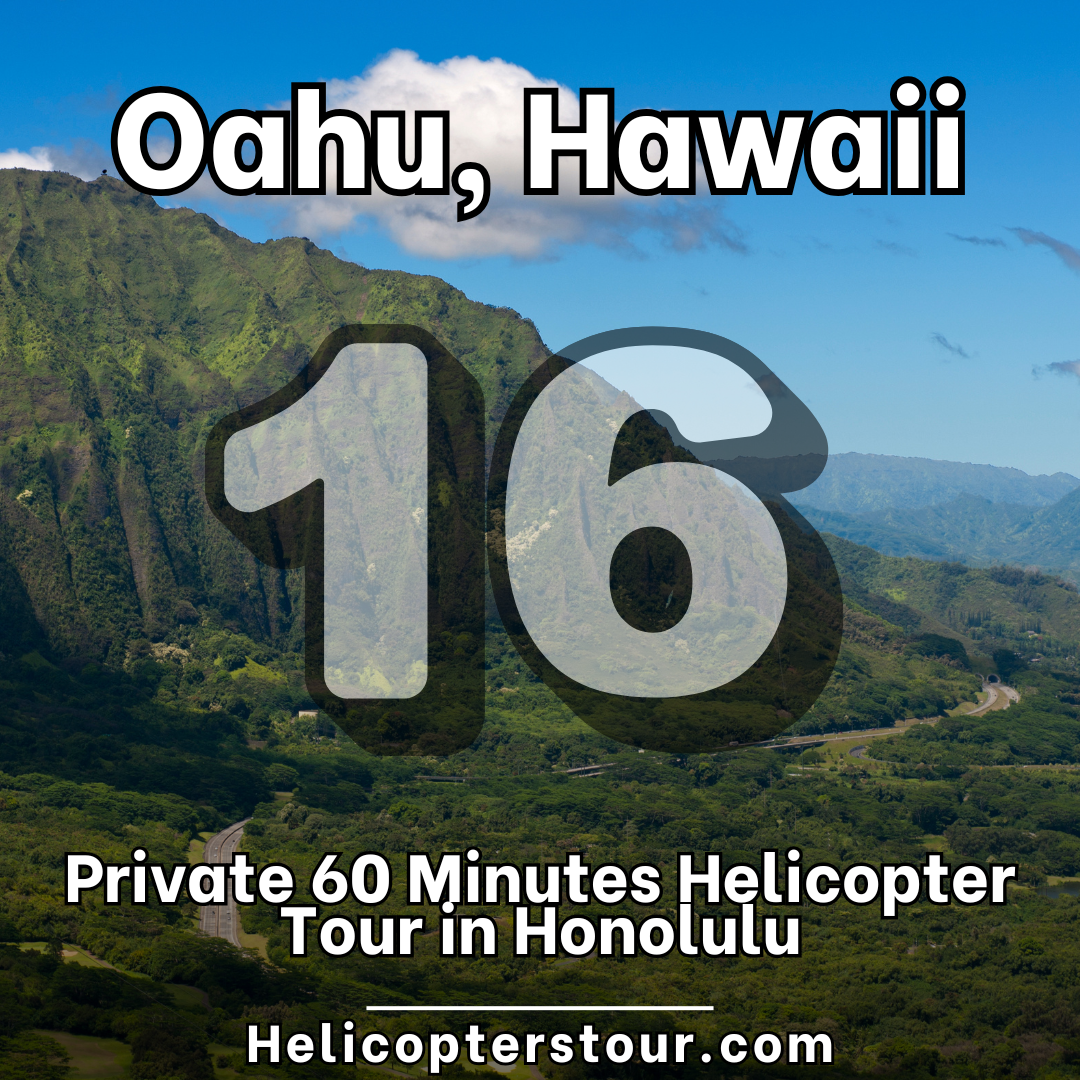 Private 60 Minutes Helicopter Tour in Honolulu - Top 20 Oahu Helicopter Tours at Helicopterstour.com