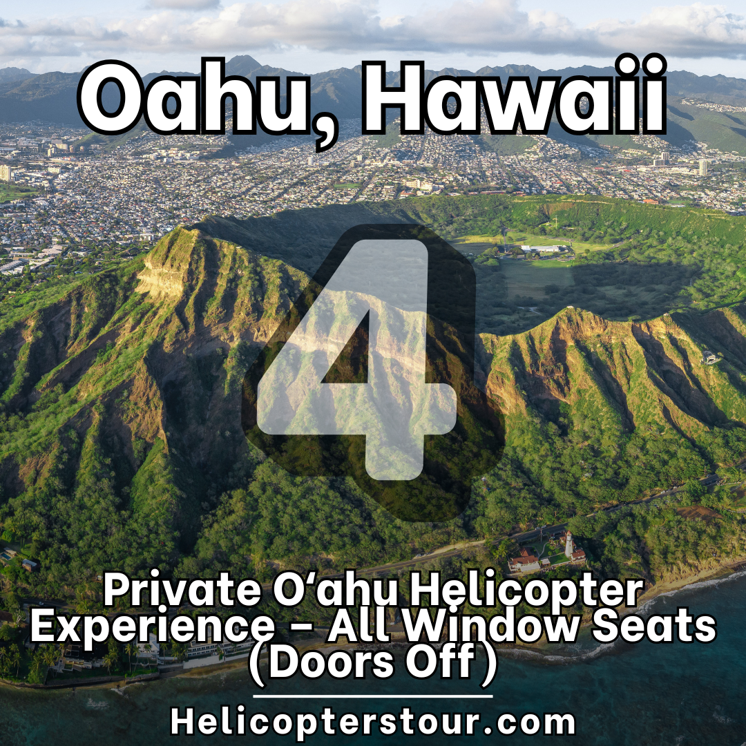 Private Oʻahu Helicopter Experience – All Window Seats (Doors Off) - Top 20 Oahu Helicopter Tours at Helicopterstour.com