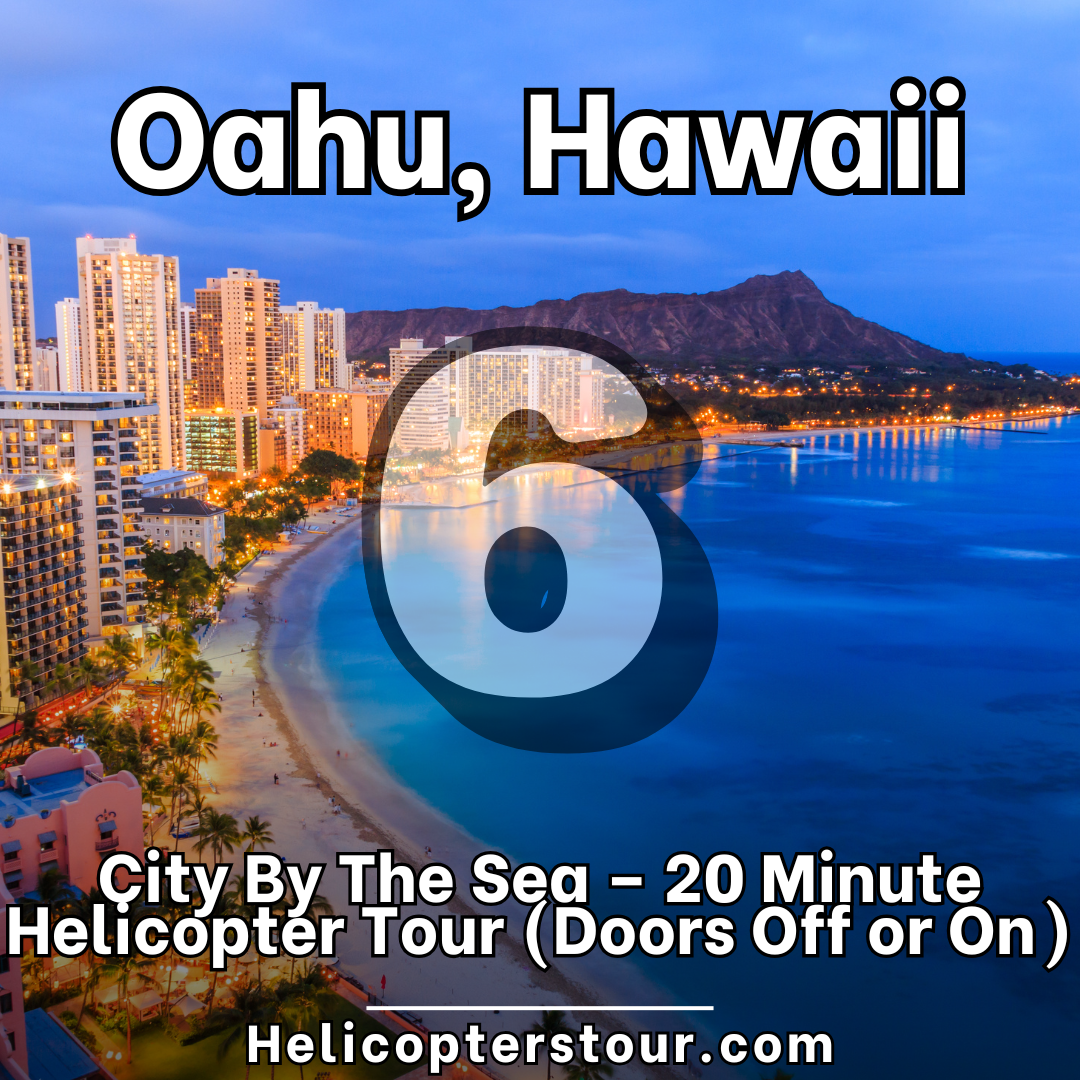 City By The Sea – 20 Minute Helicopter Tour (Doors Off or On) - Top 20 Oahu Helicopter Tours at Helicopterstour.com