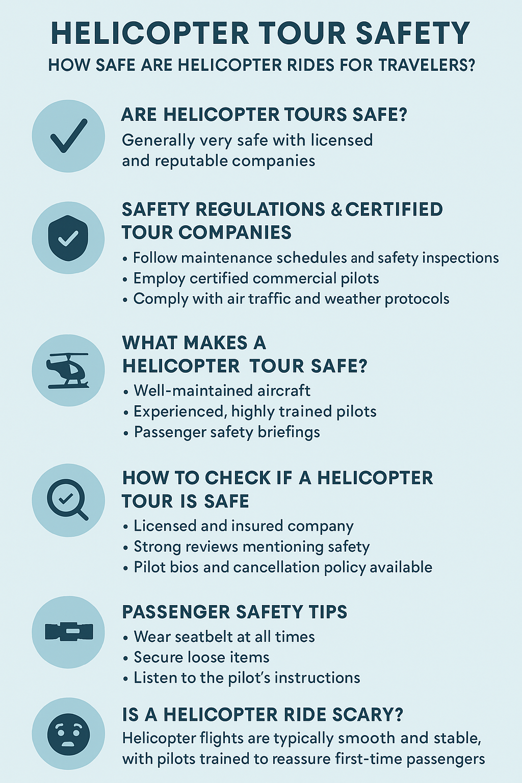 Helicopter Tour Safety: How Safe Are Helicopter Rides for Tours?