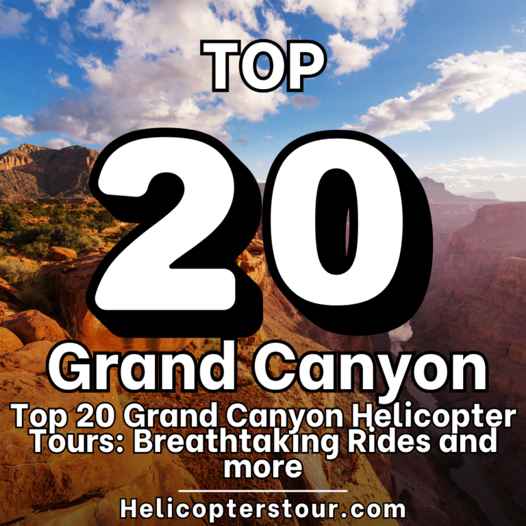 Top 20 Grand Canyon Helicopter Tours: Canyon landings, and scenic add-ons like the Skywalk and Hoover Dam.