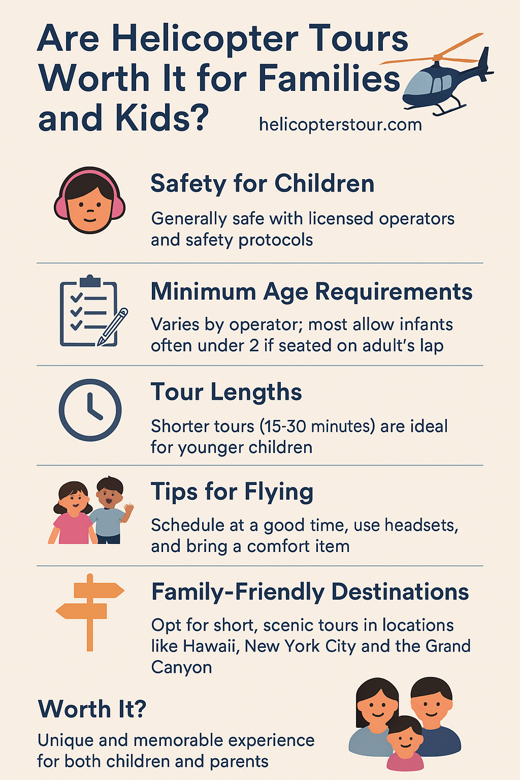 Are Helicopter Tours Worth It for Families and Kids? Safety, Age Limits and Tips
