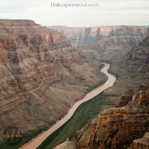 Aerial view of Grand Canyon for the best helicopter tours, 45-minute Helicopter Flight Over the Grand Canyon from Tusayan, Arizona