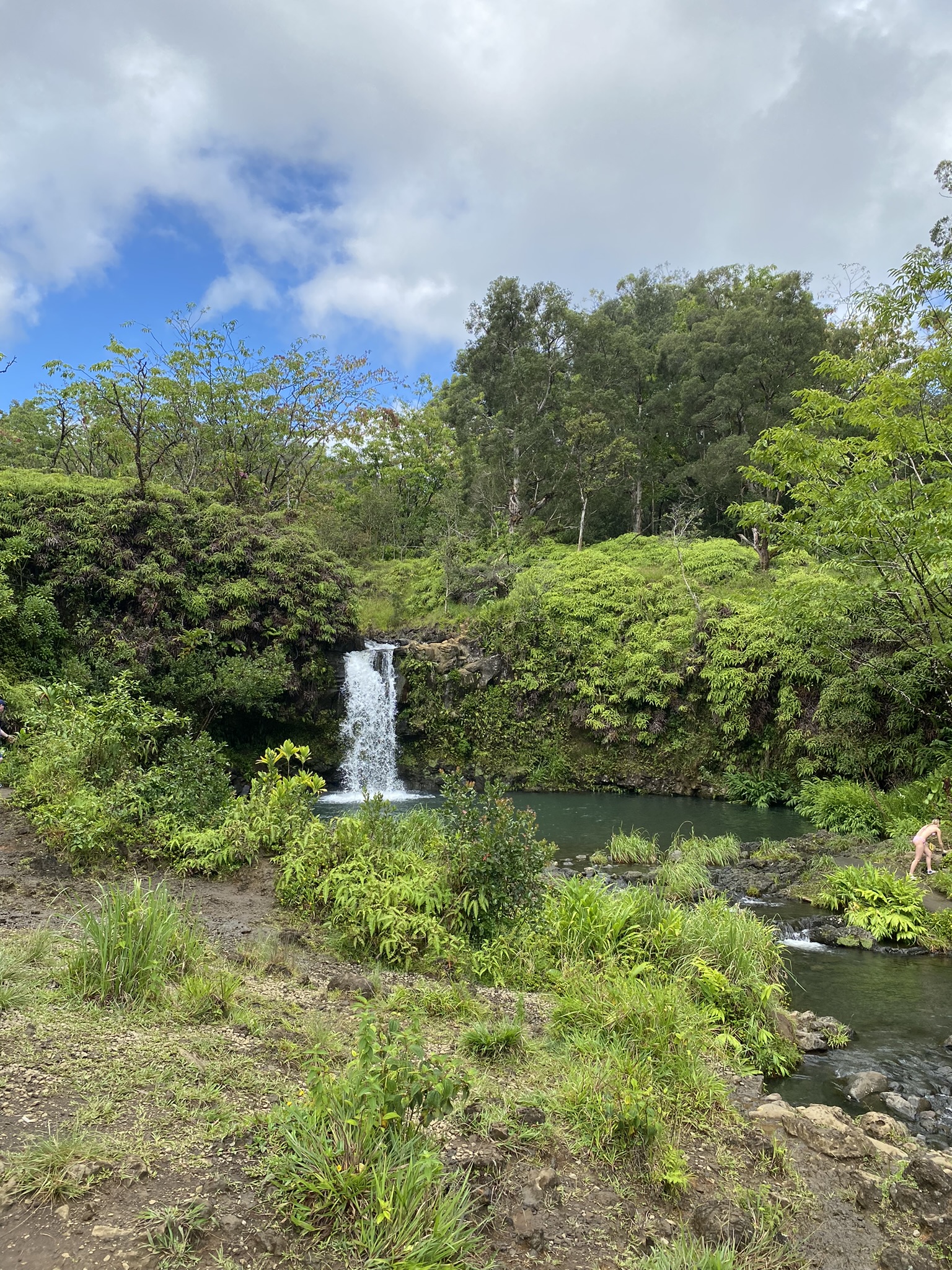 Justin Johnston from Best Helicopter Tours in Maui at a Black sand beach at the end of road to hana 5