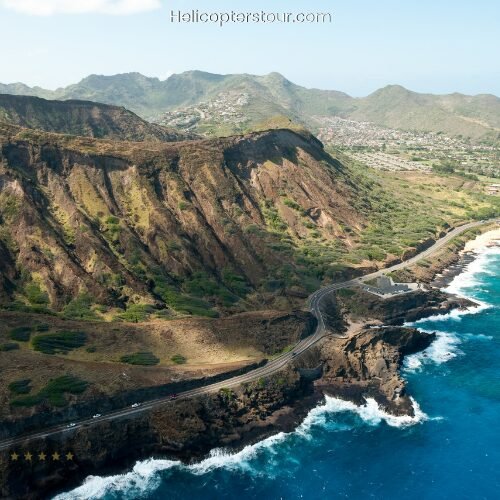 Oahu best helicopter tour, Magnum PI Hughes 500 4-Passenger Doors-Off Helicopters