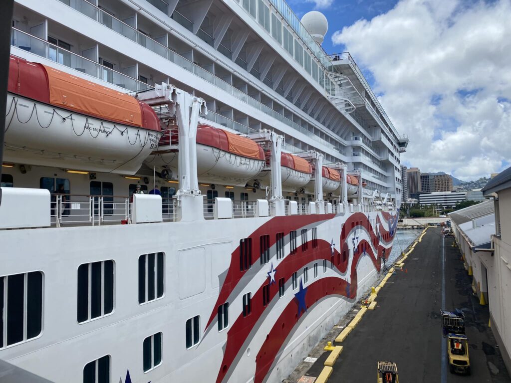 Pride of America Cruise Ship Docked