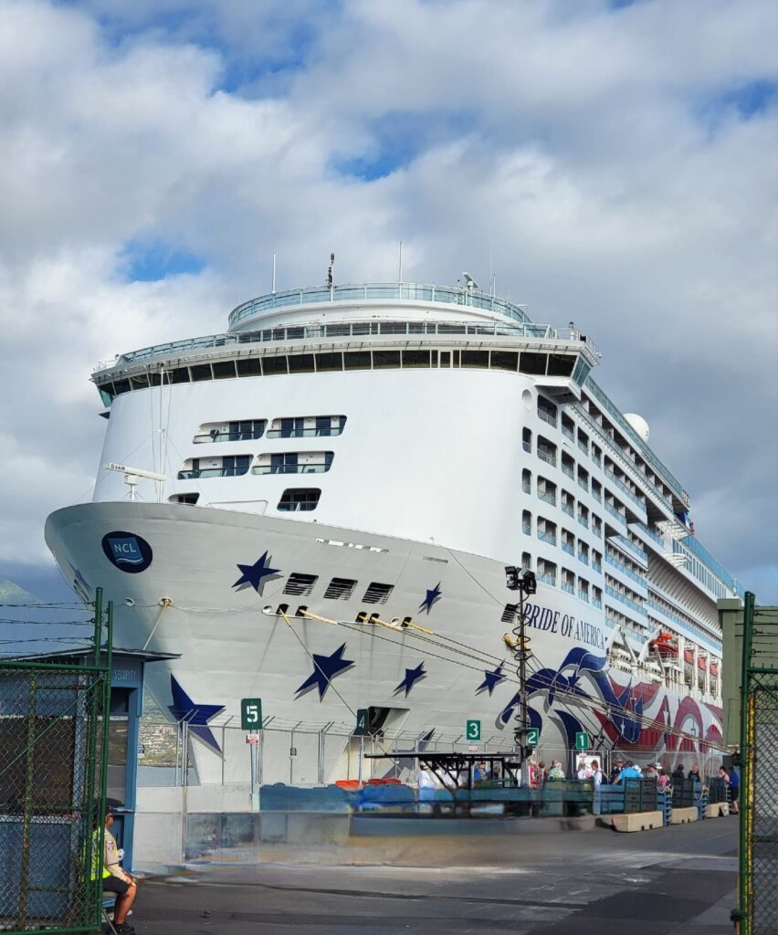 Pride of America Cruise ship at port