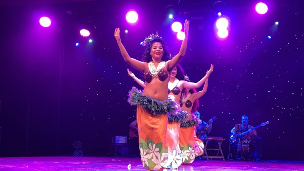 Pride of America Luau that Justin Managed