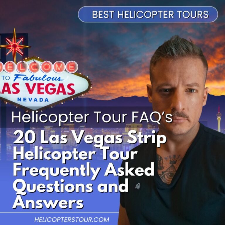 20 Las Vegas Strip Helicopter Tour Frequently Asked Questions and Answers