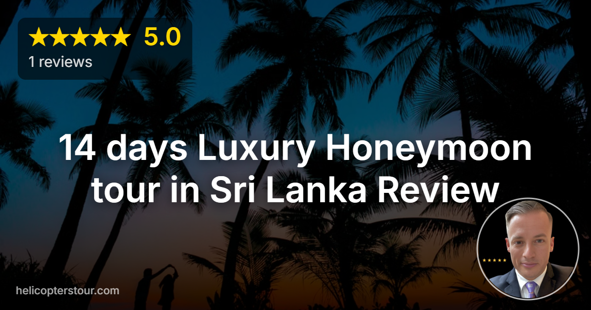 Discover our 14 days Luxury Honeymoon tour in Sri Lanka featuring romantic getaways, stunning beaches, and unforgettable couple experiences. Book now!