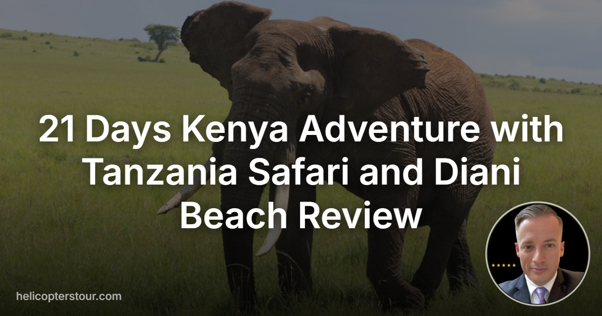 Discover the 21 Days Kenya Adventure with Tanzania Safari and Diani Beach. Read our honest honeymoon tour review and plan your dream getaway!