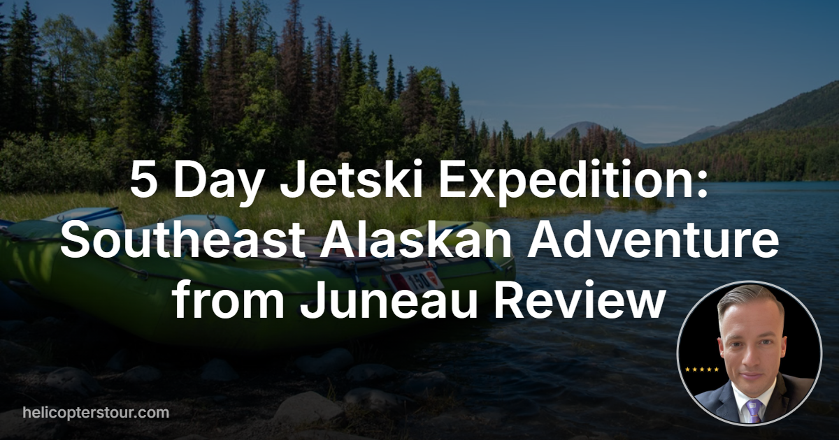 Discover the 5 Day Jetski Expedition: Southeast Alaskan Adventure from Juneau. Explore stunning glaciers, wildlife, and pristine waters on this epic tour!