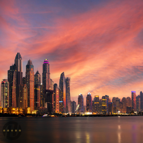 Best Dubai helicopter tours — Burj Khalifa, Palm Jumeirah and desert aerial view, UAE