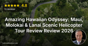 Amazing Hawaiian Odyssey: Maui, Molokai & Lanai Scenic Helicopter Tour Review Review 2026