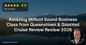 Amazing Milford Sound Business Class from Queenstown & Gourmet Cruise Review Review 2026