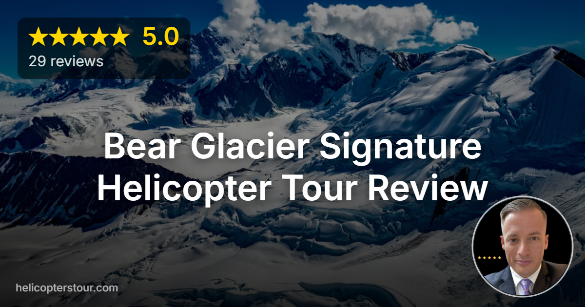Discover the Bear Glacier Signature Helicopter Tour in Seward, Alaska. Read our honest review of this breathtaking aerial adventure over Kenai Fjords!