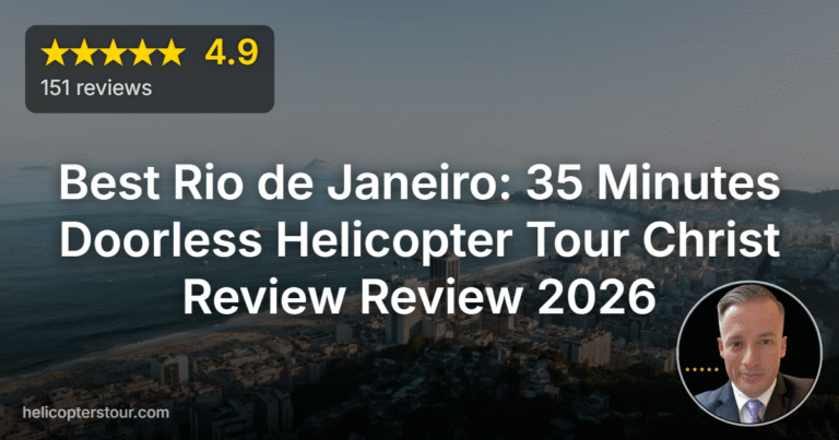 Best Rio de Janeiro: 35 Minutes Doorless Helicopter Tour Christ Review Review 2026