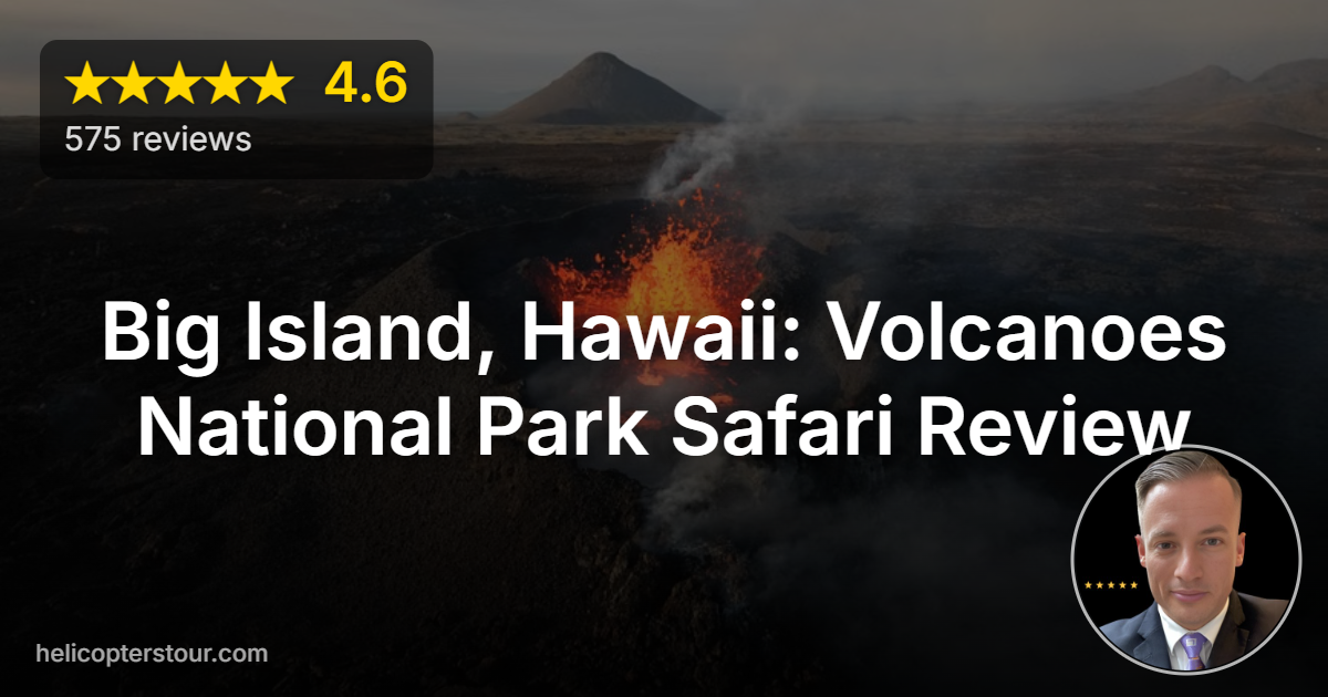 Discover the Big Island, Hawaii: Volcanoes National Park Safari helicopter tour. Read our honest review of this breathtaking aerial volcano adventure!