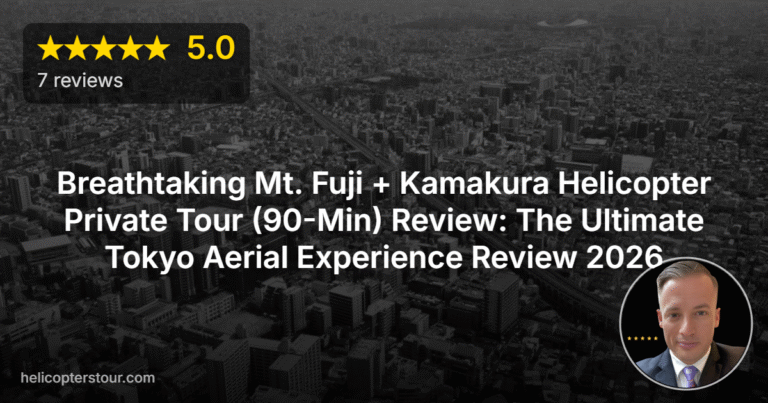 Breathtaking Mt. Fuji + Kamakura Helicopter Private Tour (90-Min) Review: The Ultimate Tokyo Aerial Experience Review 2026