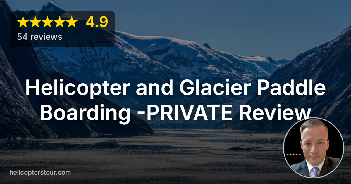 Experience Helicopter and Glacier Paddle Boarding -PRIVATE in Alaska. Land on Knik Glacier for an unforgettable paddleboard adventure. Book now!