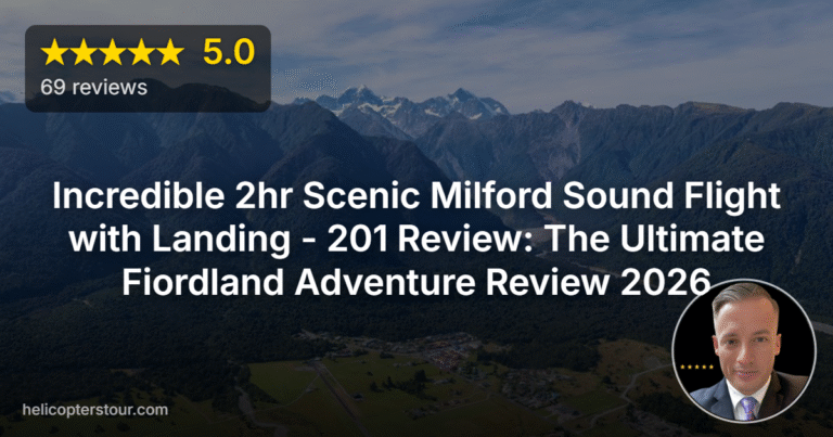Incredible 2hr Scenic Milford Sound Flight with Landing – 201 Review: The Ultimate Fiordland Adventure Review 2026