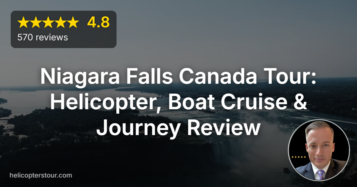 Discover our Niagara Falls Canada Tour: Helicopter, Boat Cruise & Journey experience. Stunning aerial views and thrilling boat rides await you!