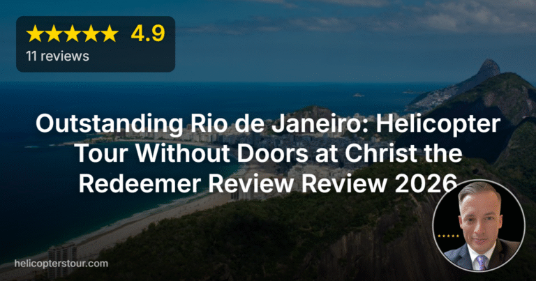 Outstanding Rio de Janeiro: Helicopter Tour Without Doors at Christ the Redeemer Review Review 2026