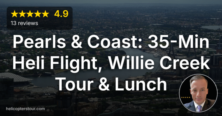 Pearls & Coast: 35-Min Heli Flight Willie Creek Tour & Lunch Review 2026