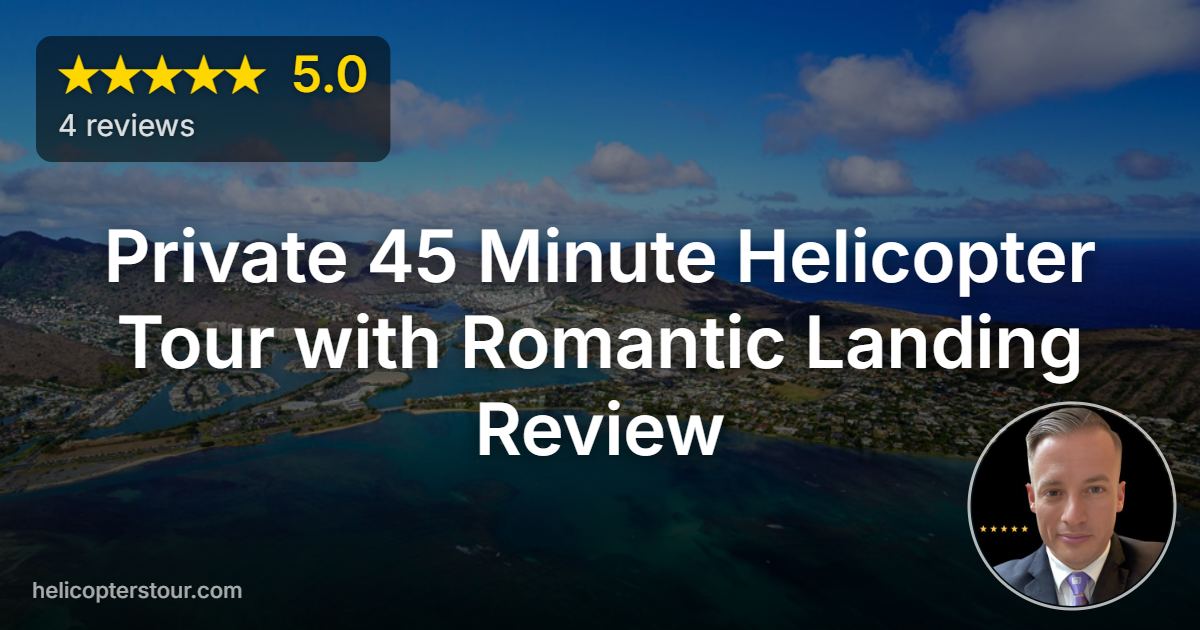 Discover the best Oahu helicopter tour! Our Private 45 Minute Helicopter Tour with Romantic Landing offers breathtaking views and unforgettable moments.