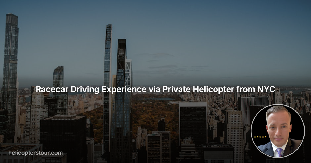 Discover the Racecar Driving Experience via Private Helicopter from NYC. Combine luxury air travel with thrilling track time. Book your adventure today!