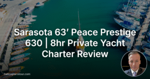 Stunning Sarasota 63′ Peace Prestige 630 | 8hr Private Yacht Charter Review 2026