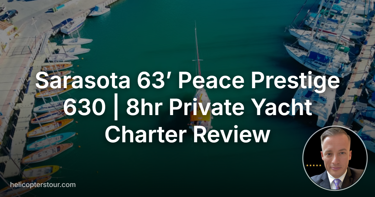 Discover the Sarasota 63' Peace Prestige 630 | 8hr Private Yacht Charter for an unforgettable luxury experience. Book your dream cruise today!