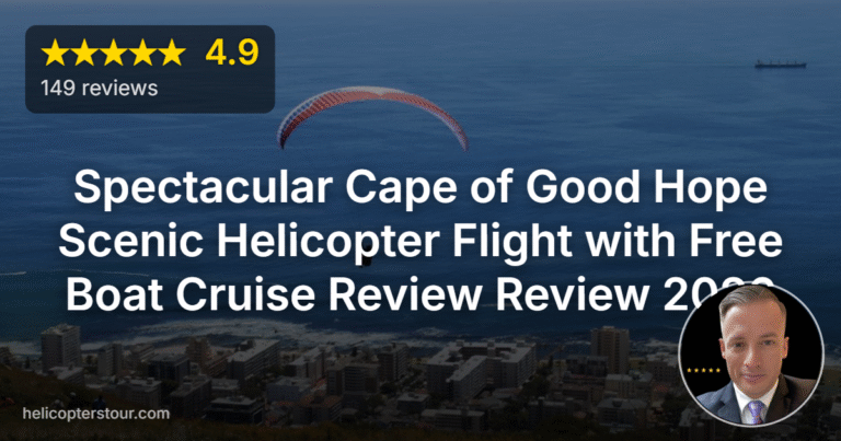 Spectacular Cape of Good Hope Scenic Helicopter Flight with Free Boat Cruise Review Review 2026