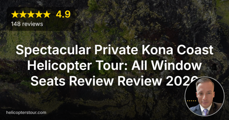 Spectacular Private Kona Coast Helicopter Tour: All Window Seats Review Review 2026