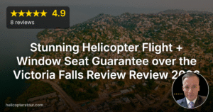 Stunning Helicopter Flight + Window Seat Guarantee over the Victoria Falls Review Review 2026