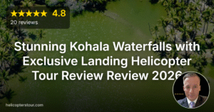 Stunning Kohala Waterfalls with Exclusive Landing Helicopter Tour Review Review 2026