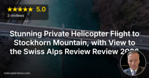 Stunning Private Helicopter Flight to Stockhorn Mountain, with View to the Swiss Alps Review Review 2026
