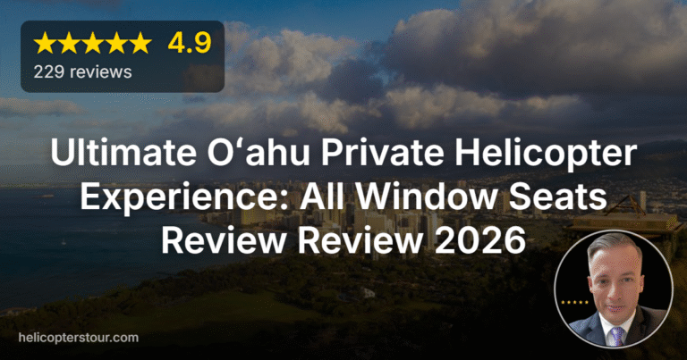 Ultimate Oʻahu Private Helicopter Experience: All Window Seats Review Review 2026