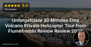 Unforgettable 30 Minutes Etna Volcano Private Helicopter Tour from Fiumefreddo Review Review 2026