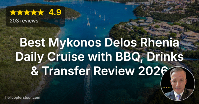 Best Mykonos Delos Rhenia Daily Cruise with BBQ, Drinks & Transfer Review 2026