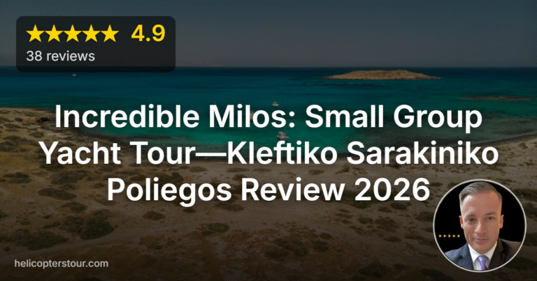 Incredible Milos: Small Group Yacht Tour—Kleftiko Sarakiniko Poliegos Review 2026