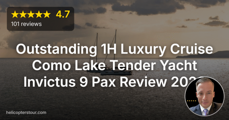 Outstanding 1H Luxury Cruise Como Lake Tender Yacht Invictus 9 Pax Review 2026