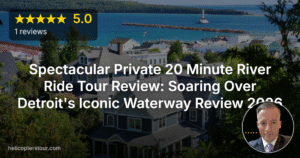 Spectacular Private 20 Minute River Ride Tour Review: Soaring Over Detroit’s Iconic Waterway Review 2026